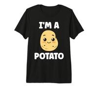 Simple patates drôle Humour I'm a Potato T-Shirt Haut de Gamme