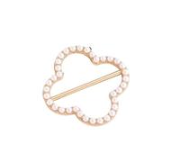 Simple Peach Heart Metal Scarf Buckle Women's Multi-functional Corner Artifact Summer Corner Knot Shirt Buckle pour femmes filles accessoires décoratifs(Color 2,1PC)