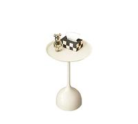 Simple Petite table d'appoint, table d'appoint ronde, idéale pour n'importe quelle pièce, tables d'appoint, salon, tables d'appoint, chambre à coucher, table d'appoint avec structure en métal, idéale