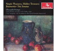 Boismortier / L'Ensemble Portique – Simple Pleasures/Hidden Treasures – CD