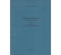 Simple promesse : Choix de poèmes, 1908-1937