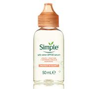 Simple Protect 'N' Glow Radiance Booster SPF 30 Crème hydratante naturelle sans conservateur pour peaux ternes et fatiguées 50 ml
