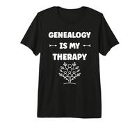 Simple Quote Family Tree Therapy Genealogy T-Shirt Haut de Gamme