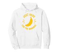 Simple Quote Fruit Humor Food Fan Just Here for The Bananas Sweat à Capuche