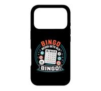 Simple Quote Game Lover Lucky Bingo Never Gets Old Coque pour iPhone 17 Pro