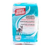 simple solution, couche jetable, 12 pièces taille M