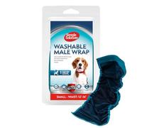 Simple Solution Couches lavables pour Chiens mâles | Couches absorbantes pour mâles avec Ajustement Anti-Fuite | Urination excitable, Incontinence ou marquage des mâles | 1x Petite Couche
