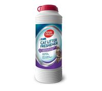 Simple Solution Désodorisant de litière pour chats en granulés, 500g | Formule enzymatique contre les odeurs d'urine et de matières fécales. Parfum brise printanière. Favorise l'usage du bac.