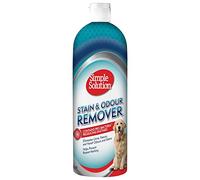 Simple Solution Détachant & Désodorisant Chiens, Bouchon Clapet, 1 L | Nettoyant enzymatique pour urine, selles, vomi. Agit sur les résidus biologiques en 15 min.