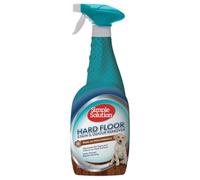 Simple Solution Dissolvant de taches et d'odeurs d'animaux domestiques sur les sols durs | Nettoyant à double action pour les planchers de bois franc scellés 750ml
