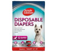 Simple Solution Einwegwindeln pour Chiennes 12 Pièce pour Mieux Protection