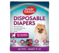 Simple Solution Einwegwindeln pour Chiennes 12 Pièce pour Mieux Protection