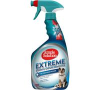 Simple Solution Extreme Pet Détachant et Désodorisant | Nettoyant enzymatique avec pouvoir nettoyant 3X Pro-Bactéries - 945ml