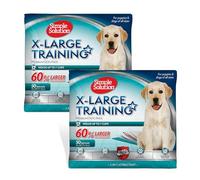 Simple Solution Lot de 100 Tapis hygiéniques Extra Larges pour Chien, XL, 6 Couches épaisses, Absorbant, Attire Les Chiens, Anti-Fuite, neutralisant Les odeurs, jetable, XL 71,1 x 76,2 cm