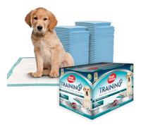 Simple Solution Tapis d'apprentissage absorbants pour Chien - 100 pcs | Idéal pour l'apprentissage de la propreté, l'incontinence, les voyages et chiens âgés.