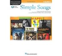 Simple Songs: Horn (Hal Leonard Instrumental Play-Along) (Includes Online Access Code) - [Version Originale] Inconnu (Auteur)