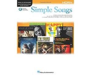 Simple Songs: Horn (Hal Leonard Instrumental Play-Along) (Includes Online Access Code) - [Version Originale] Inconnu (Auteur)
