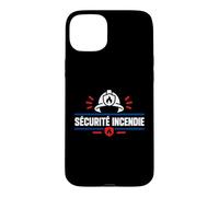 Simple SSIAP Agent Prévention Pompier Sécurité Incendie Coque pour iPhone 15 Plus