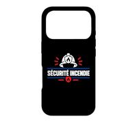 Simple SSIAP Agent Prévention Pompier Sécurité Incendie Coque pour iPhone 17 Pro