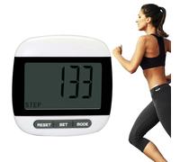 Simple Steip Couinter | Podomètre de marche 3D | Podomètre de marche d'écran plus grand avec clip amovible | Podomètres pour pas et miles Cliip activé pour les personnes âgées, podomètre d'affichage