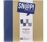 Simple Stories Classeur SNAP 15,2 x 20,3 cm, bleu marine, carton, taille unique