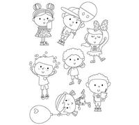 Simple Stories Clear Tampons photopolymère Medium