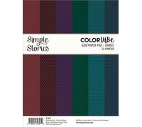 Simple Stories Double-Sided Paper Pad 6"X8" 24/Pkg-Color Vibe Darks