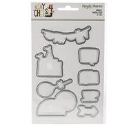 Simple Stories Matrice de découpe et de gaufrage en métal Gris Taille M