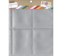 Simple Stories Mix & Match 6x8 Page Protectors - 3x4 Pocket by Simple Stories