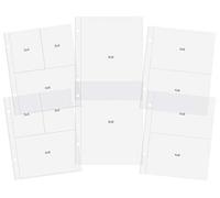 Simple Stories Sn@p! Pocket Pages for 6"X8" Binders 12/Pkg-Variety Pack