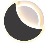 Simple Style round Wrought Iron Wall Lamp, Ultra-Thin Acrylic Lampshade Wall Sconce, Led Three-Tone Light Wall Light, Wall-Mounted Lighting Fixtures, Bedroom Study Decoration Wall Lantern (Size/K