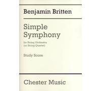 Simple Symphony For String Orchestra. Conducteur de poche
