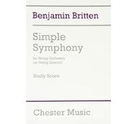 Simple Symphony For String Orchestra. Conducteur de poche