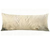 Simple Taie Oreiller 50x180 cm Couleur Unie Housse Traversin 180 x 50 cm Set de 1 Coussin Grossesse, Douce et Confortable avec Fermeture éclair Oreiller de Corps pour Canapé Lit Coussin Long J0-539