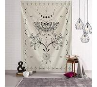 Simple Tarot Fleur Papillon Motif Tapisserie Couverture psychédélique Sorcellerie tenture Murale bohême Gitane Maison Chambre décoration