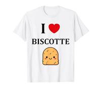 Simple tartine drôle Humour Mignonne i love Biscotte T-Shirt