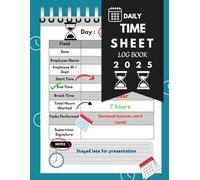 Simple Time Tracking Journal: +100 pages Perfect for employees, freelancers, students, and professionals, this log book helps you record your daily ... breaks, and tasks in one convenient place.