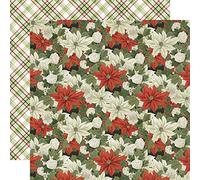 Simple Vintage Rustic Christmas Dbl-Sided Cardstock 12"X12"-Season's Best