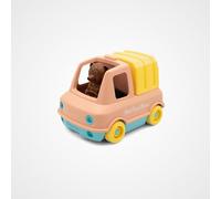 Simple x Petit Ours Brun - Camion Poubelle de Petit Ours Brun - Véhicule à ordures - Jouet d’éveil - Écoresponsable - Plastique recyclé - Fabriqué en France - 100% Recyclable - 1-4 Ans (Pêche)