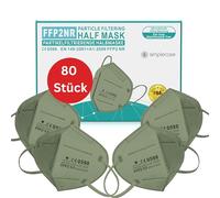 Simplecase Lot de 80 masques FFP2 certifiés par l'organisme officiellement nommé 0598