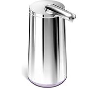 Simplehuman Accessoires de salle de bains - Distributeur de mousse de savon sans contact, 295 ml, acier inoxydable brillant ST1063
