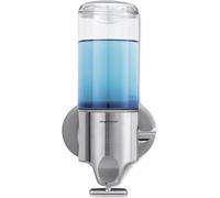 Simplehuman Accessoires de salle de bains - Distributeur de savon liquide avec support, 444 ml, acier inoxydable brossé BT1034