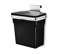 Poubelle de placard plastique noir 10 L Multicolore TS