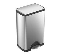 simplehuman CW1814 poubelle rectangulaire à pédale, acier inox brossé anti-traces 38 L