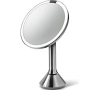 Simplehuman Miroirs cosmétiques - Miroir cosmétique avec éclairage LED Dual light, acier inoxydable brossé ST3052