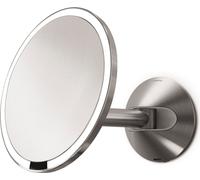 Simplehuman Miroirs cosmétiques - Miroir cosmétique mural avec éclairage LED, acier inoxydable mat ST3003