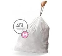 SIMPLEHUMAN SAC POUBELLE CODE M 40/45 LITRES LOT DE 20 G