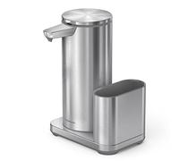 Simplehuman ST1077 Distributeur de Savon Liquide Rechargeable en Acier Inoxydable avec Caddy 414 ML