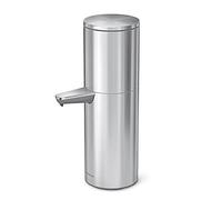 simplehuman ST1500 distributeur à capteur max, distributeur automatique de savon liquide avec capteur, acier inoxydable brossé, 946 ml