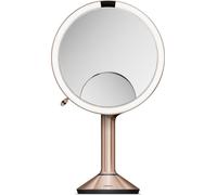 - miroir grossissant lumineux x1, x5 et x10 rosé - st3034
